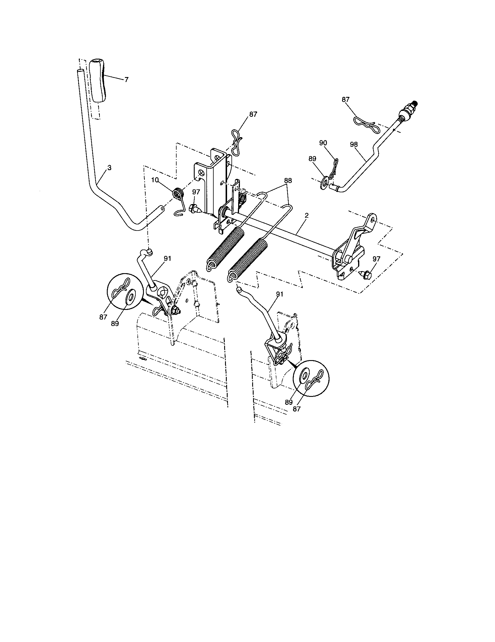 Craftsman 917286460 lift diagram