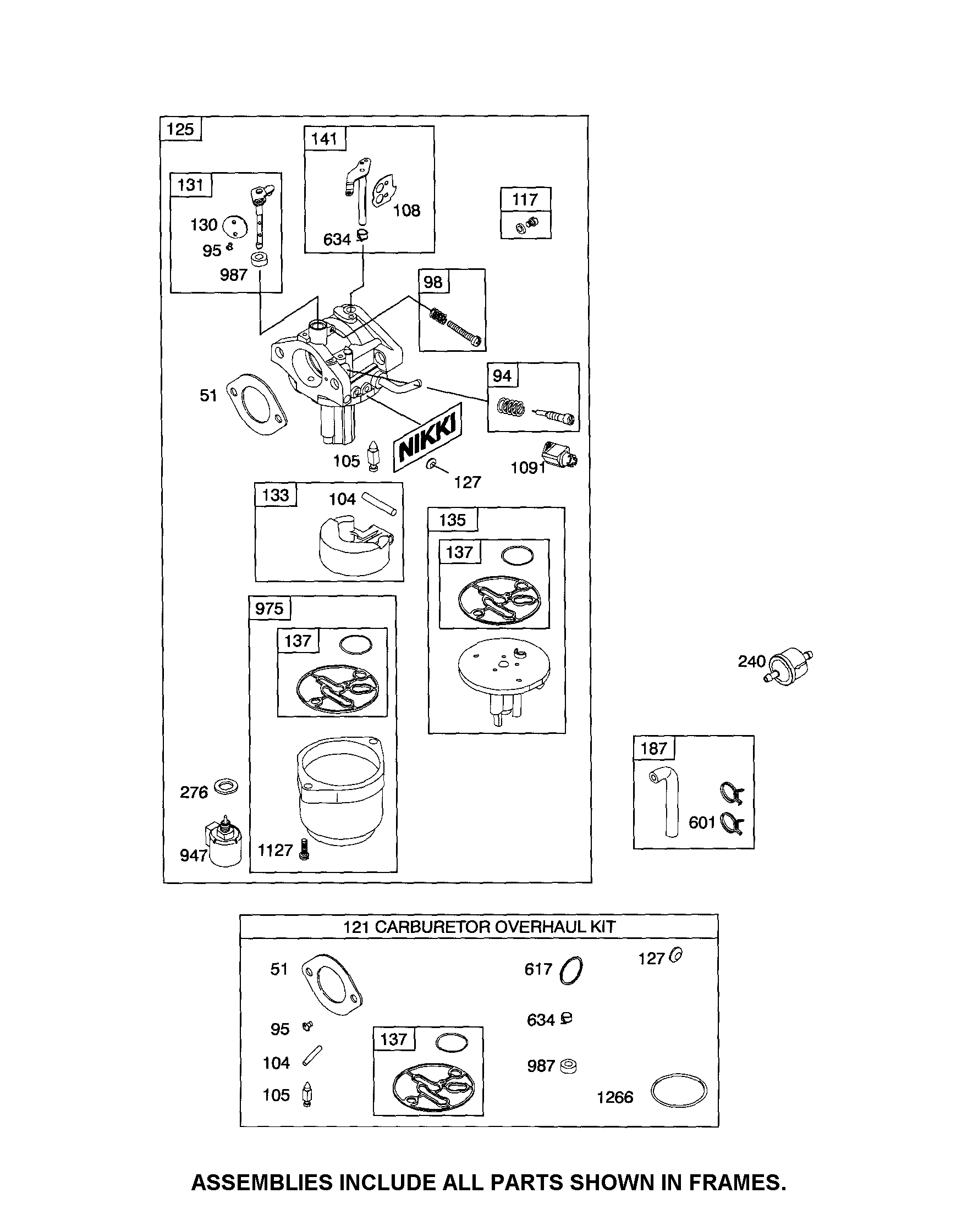 Craftsman 917289101 carburetor diagram
