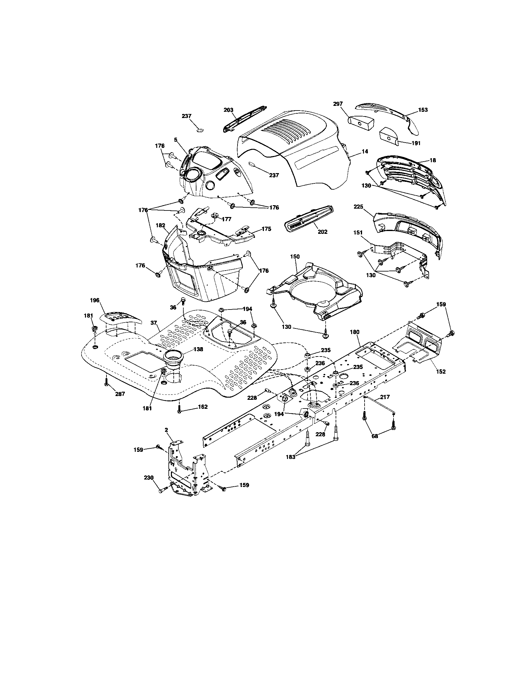 Craftsman 917286120 chassis diagram