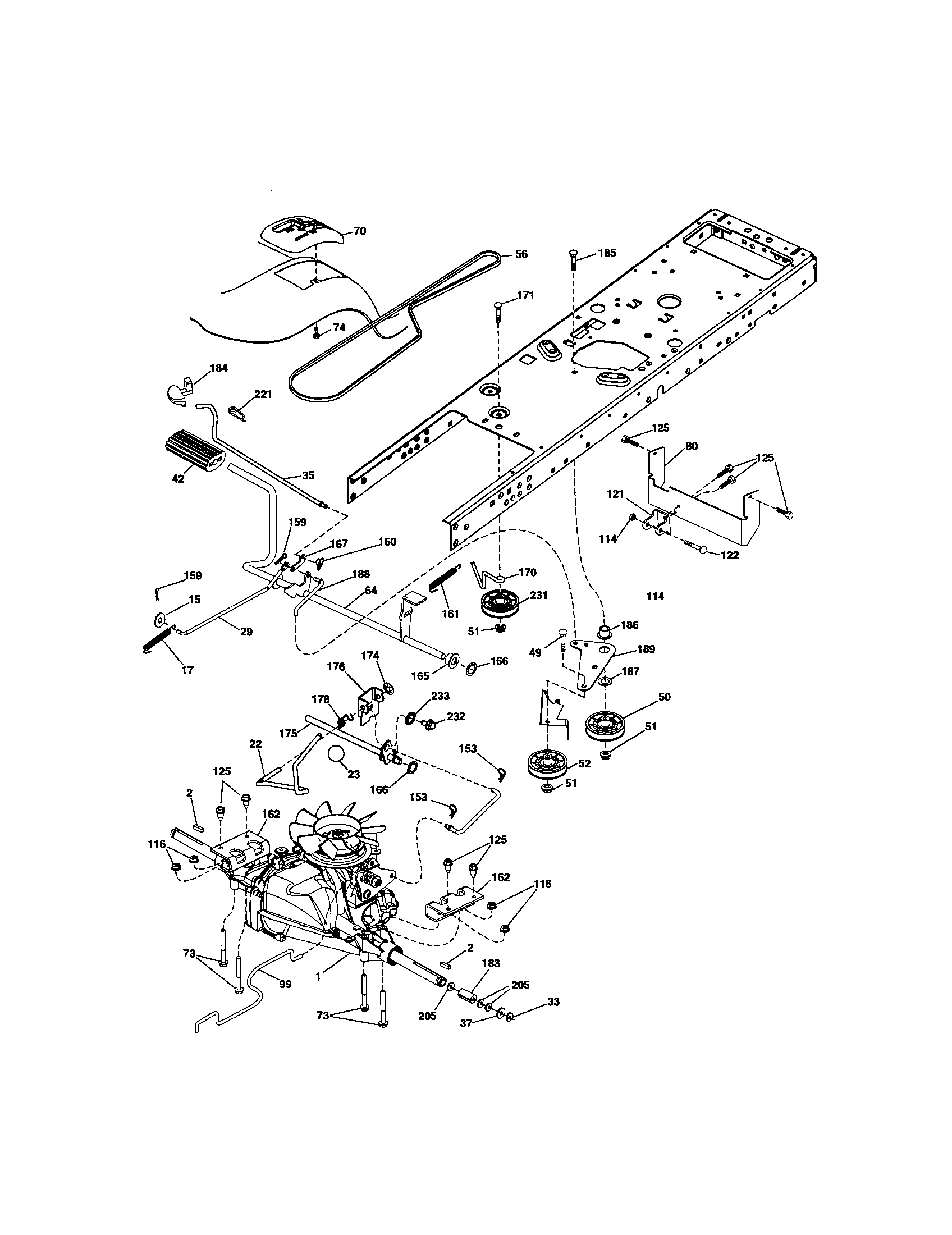 Craftsman 917286120 ground drive diagram