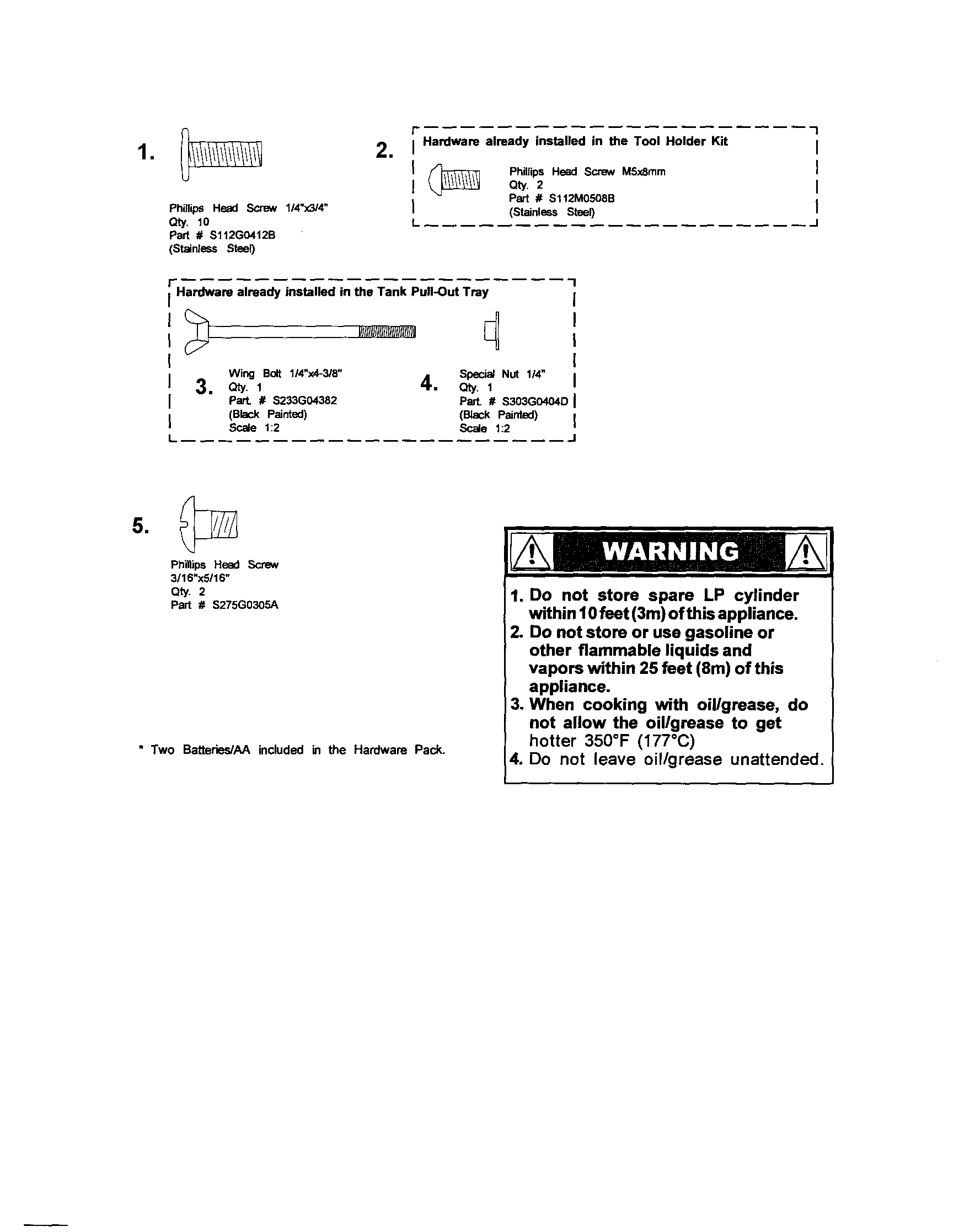 Kenmore Elite 14116674800 hardware pack diagram