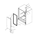 Maytag MFF2558KEB right refrigerator door diagram