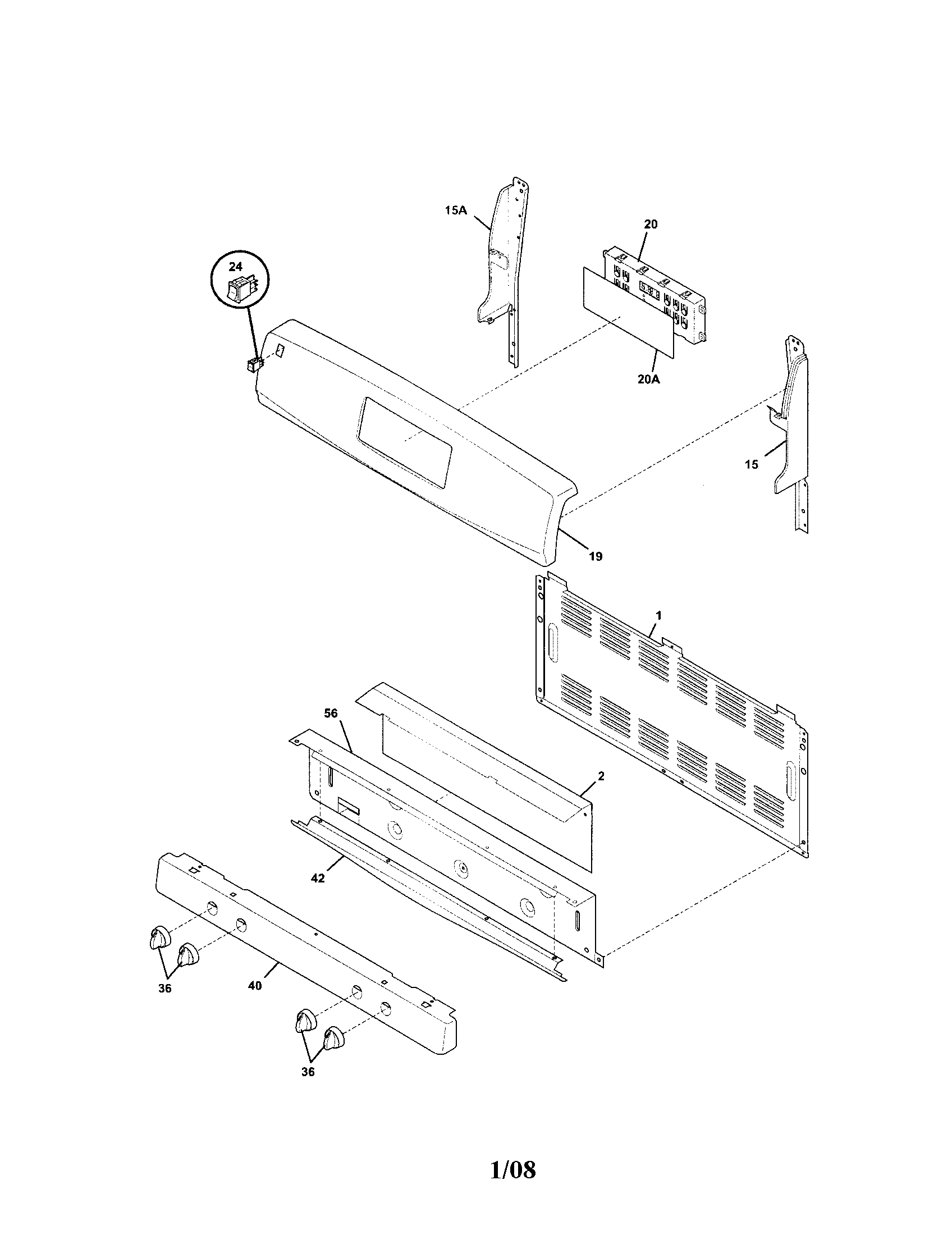 Kenmore 79071342701 backguard diagram