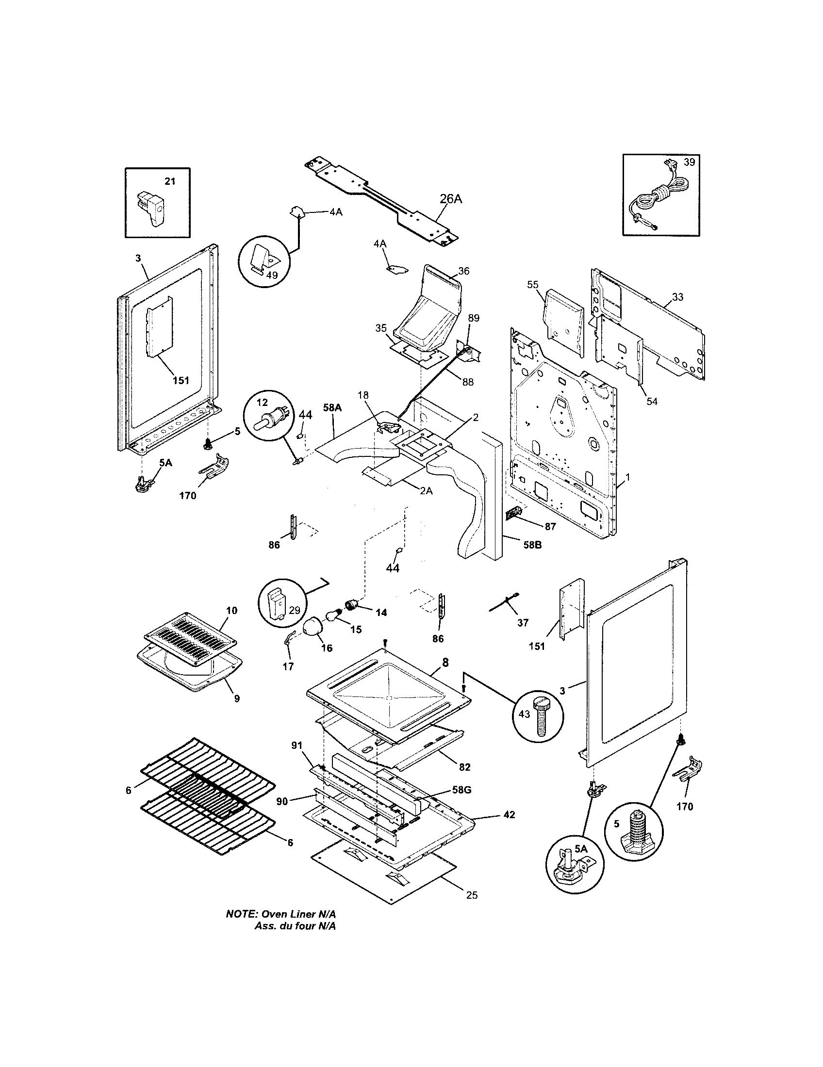 Kenmore 79071342701 body diagram