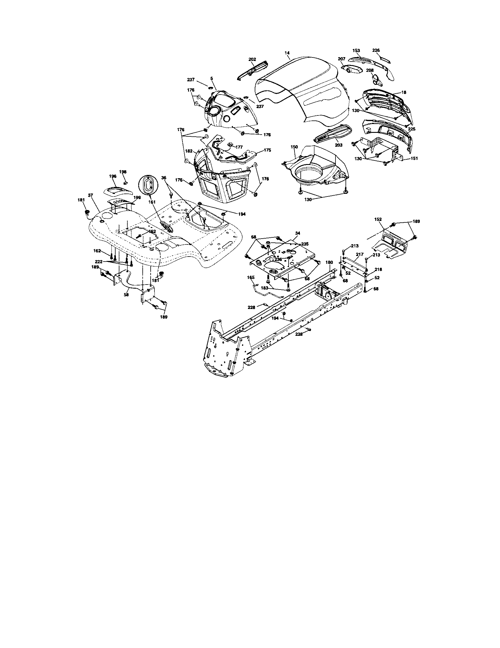 Craftsman 917287481 chassis diagram