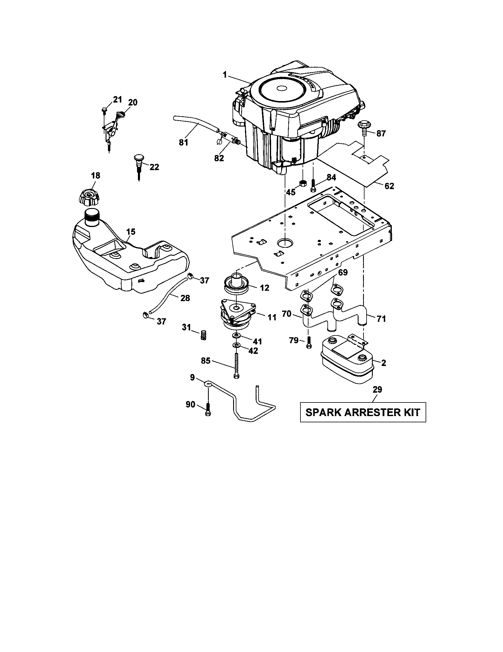 Craftsman 917287481 engine diagram