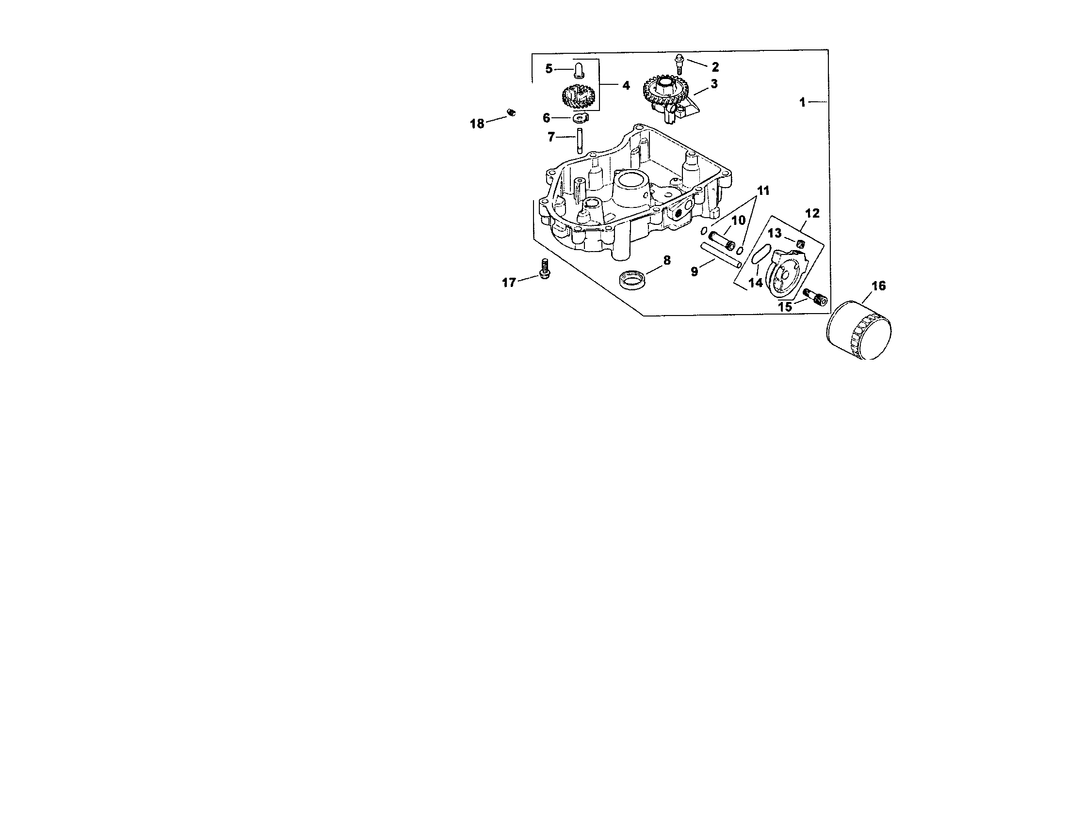 Craftsman 917288900 oil pan/lubrication diagram