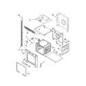 Whirlpool GBD307PDT2 upper oven diagram