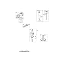 Snapper 7800343 crankshaft/piston/dipstick diagram