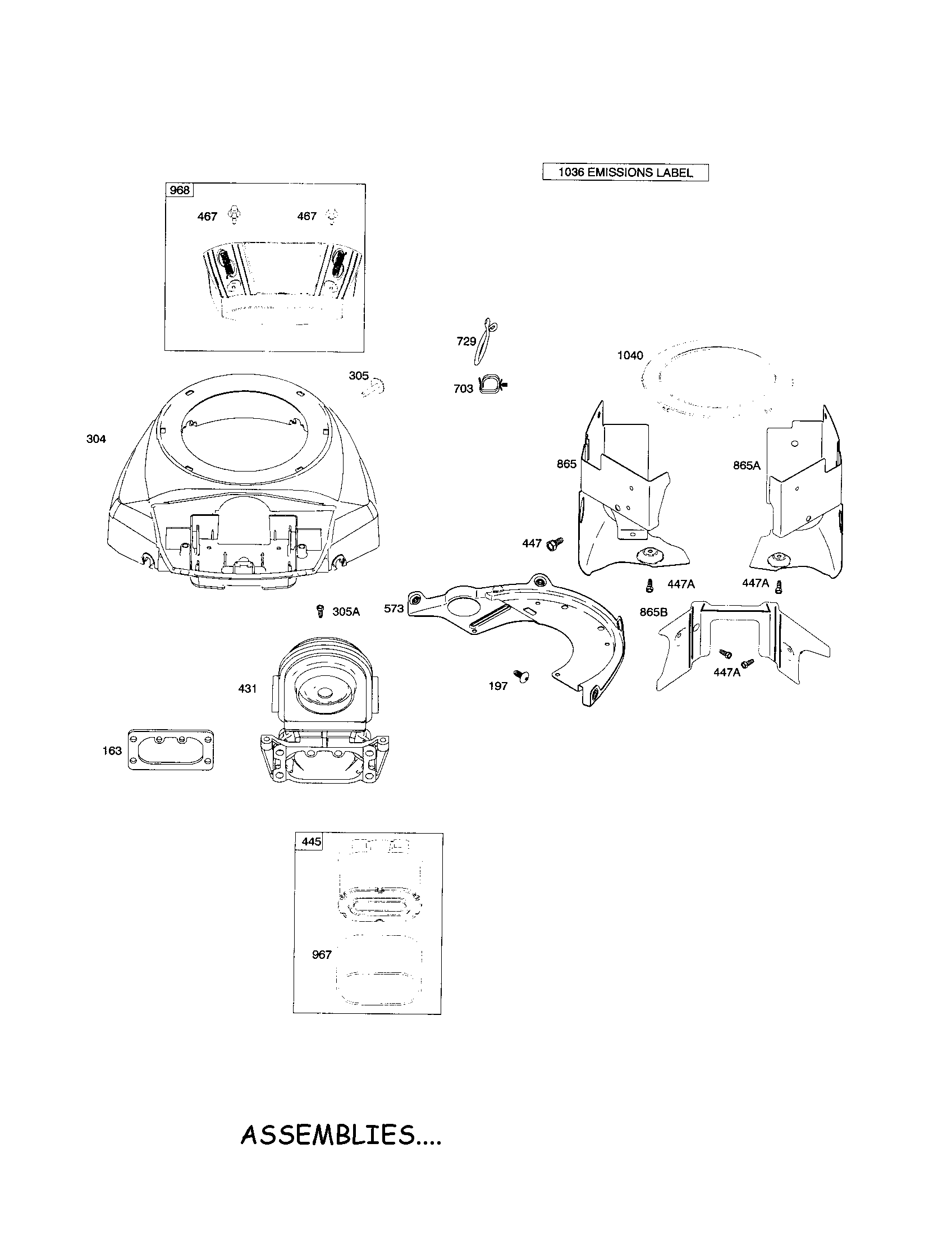 Snapper LT23460 blower housing/elbow-intake diagram