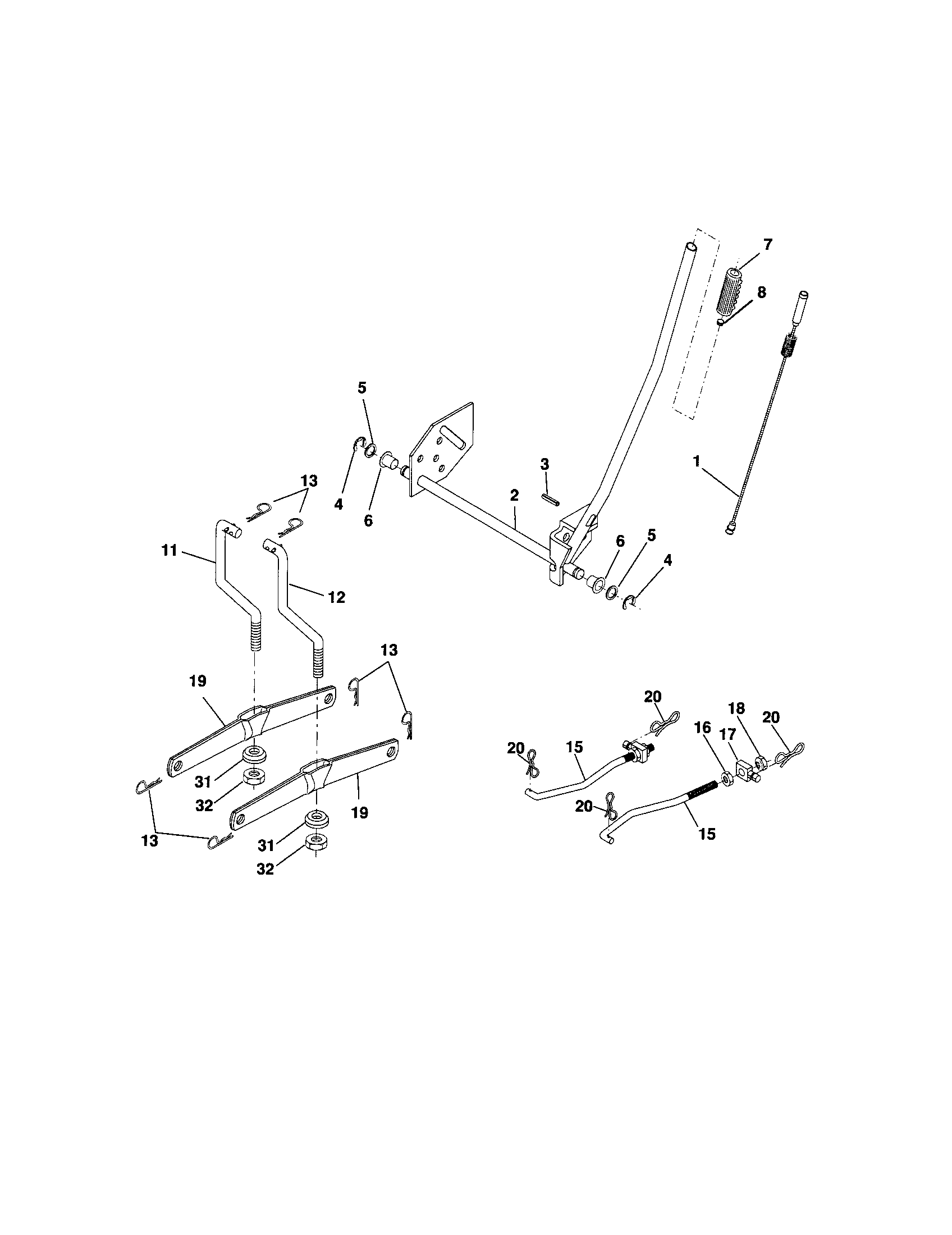 Craftsman 917287073 lift diagram
