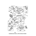 Briggs & Stratton 126T02-1024-B1 cylinder/crankshaft/sump diagram