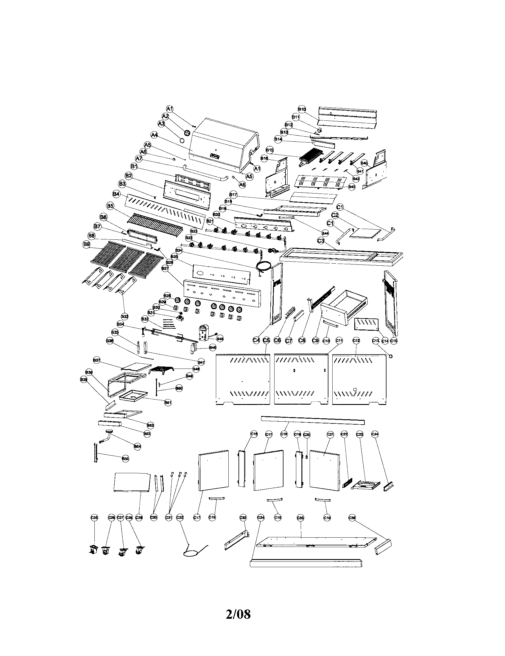 Kenmore Elite 11917676800 gas grill diagram