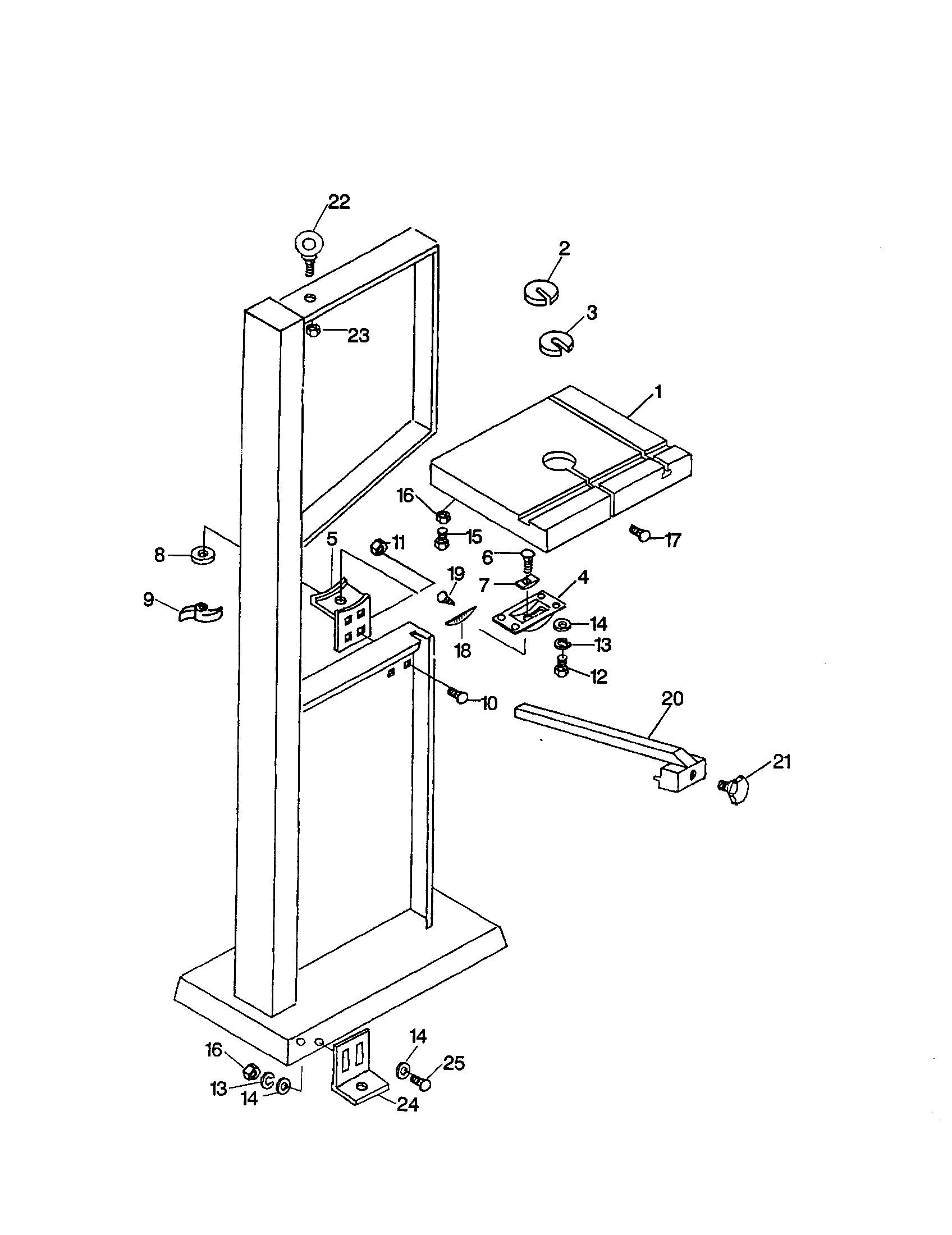 Craftsman 351243951 table diagram