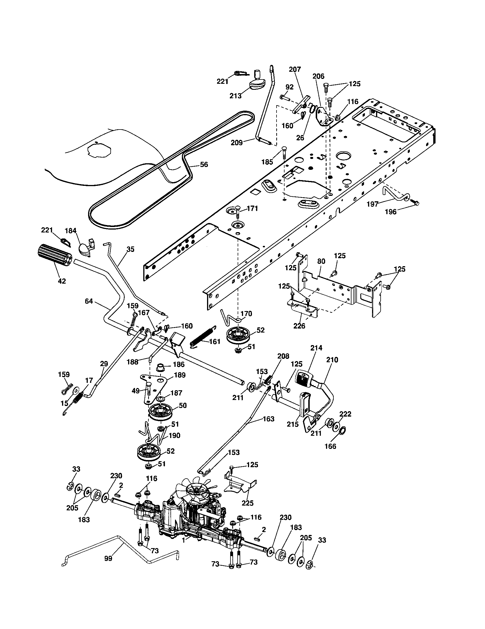 Craftsman 917256940 drive diagram