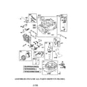Craftsman 917376240 cylinder/crankshaft/sump diagram