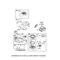 Craftsman 917376240 rewind starter/fuel tank diagram