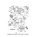Craftsman 917773741 cylinder/crankshaft/sump diagram