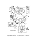 Craftsman 917773740 cylinder/crankshaft/sump diagram