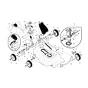 Craftsman 917377042 drive control/gear case/wheels diagram