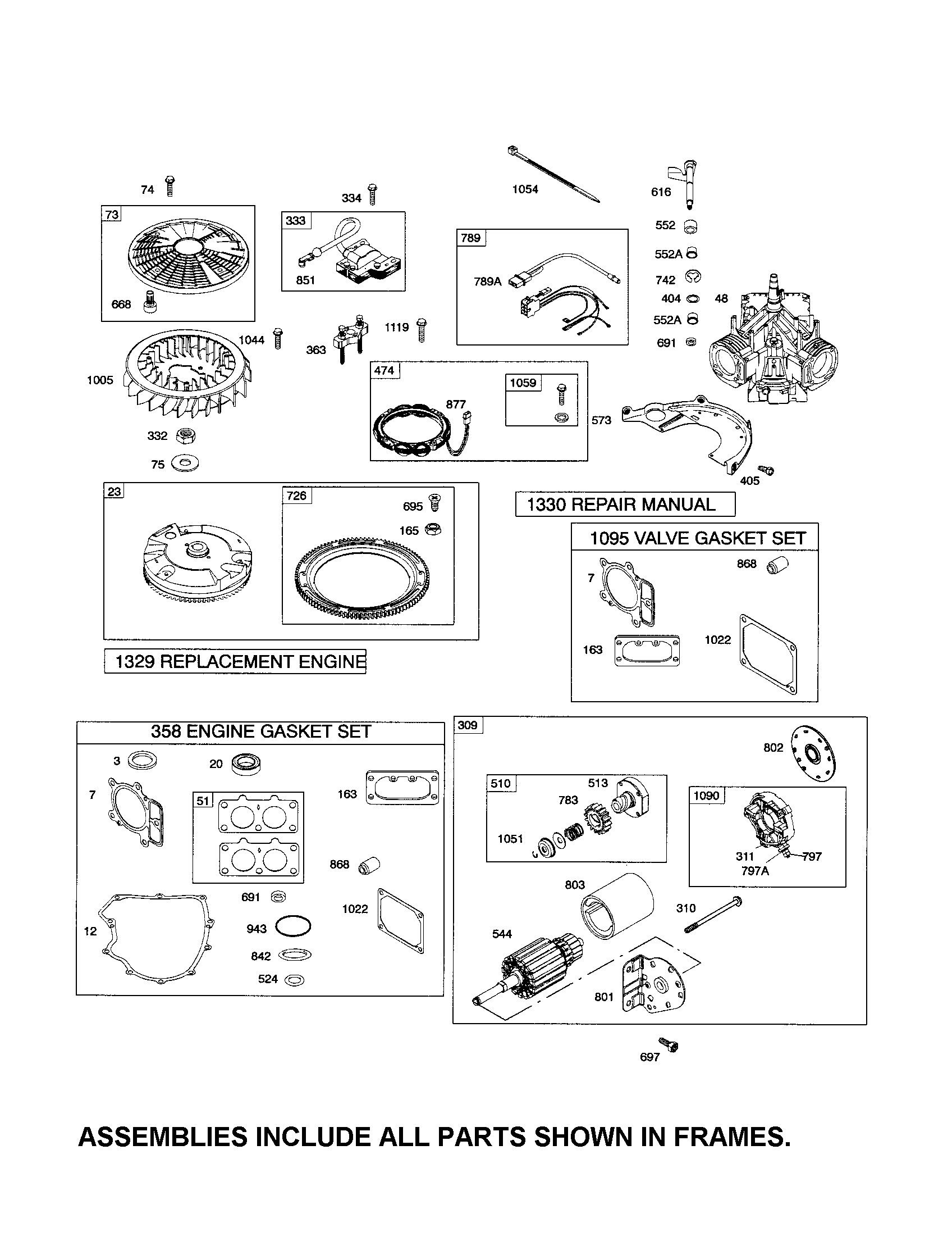 Craftsman 917253250 motor-starter/alternator diagram