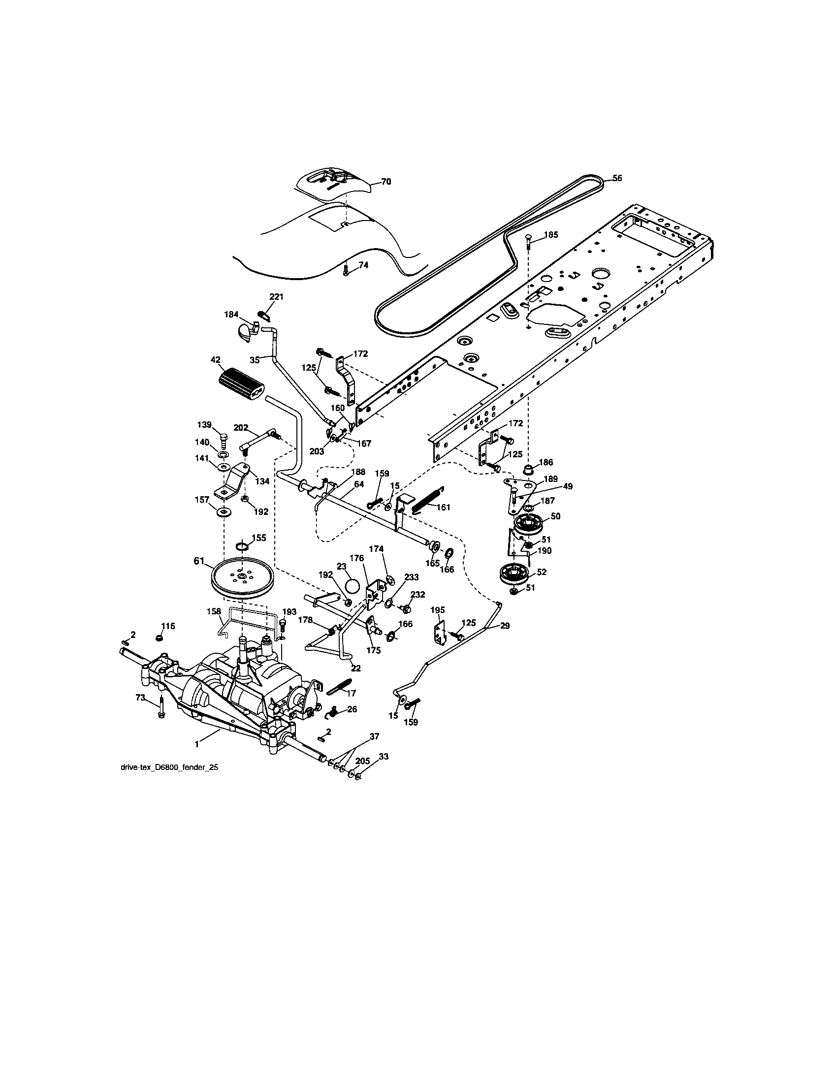 Craftsman 917287230 ground drive diagram