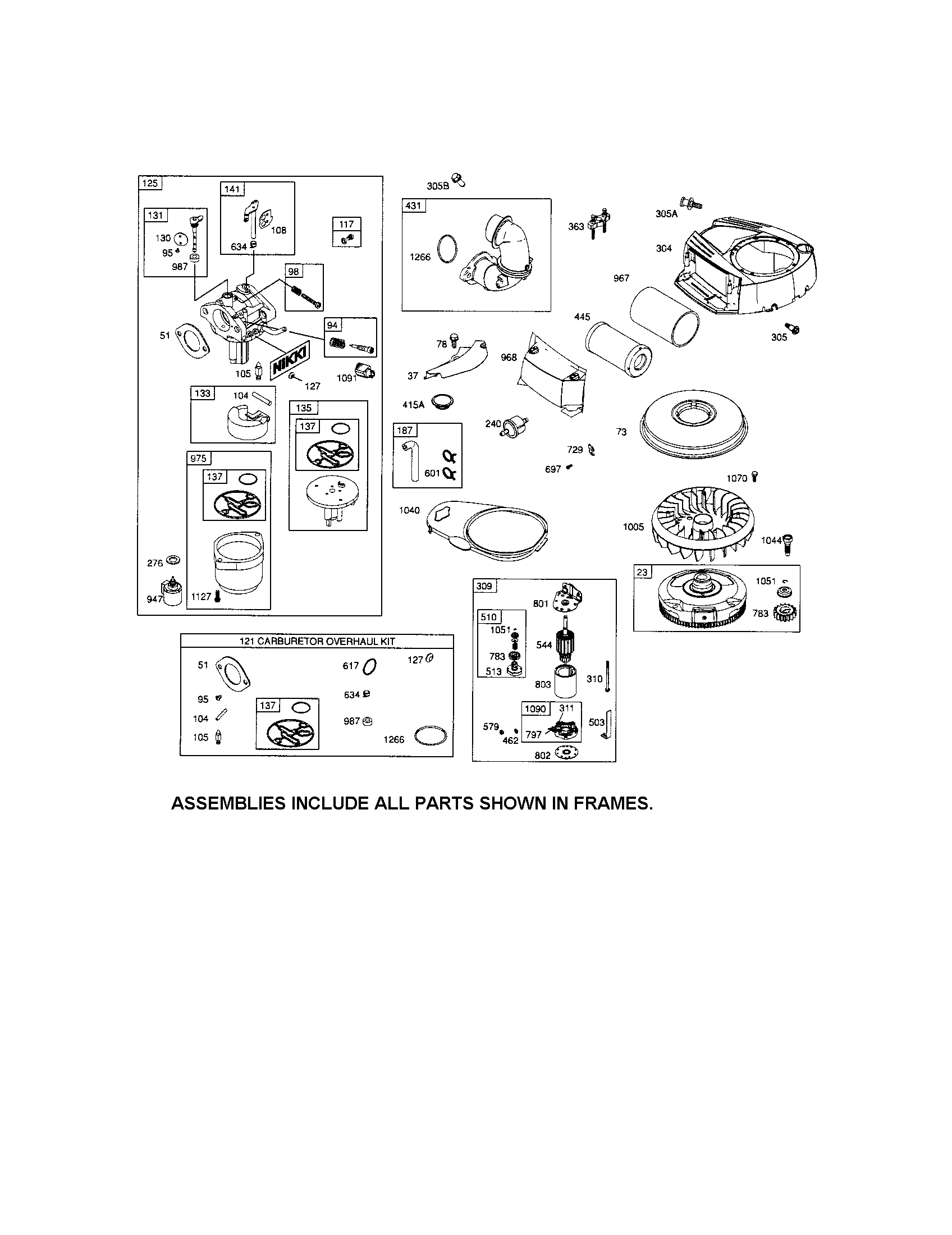 Craftsman 917288240 carburetor/motor-starter diagram
