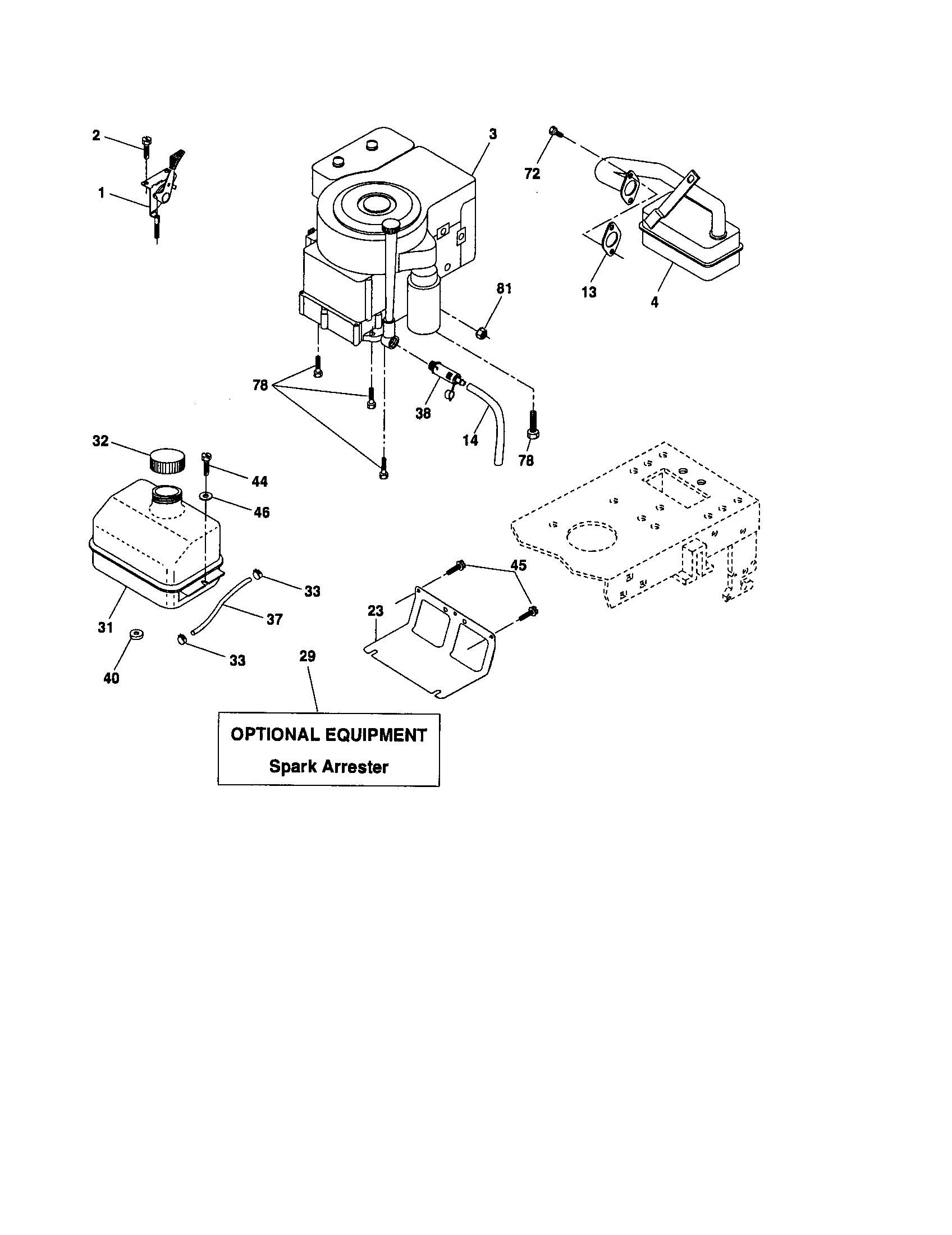 Craftsman 917276393 engine diagram
