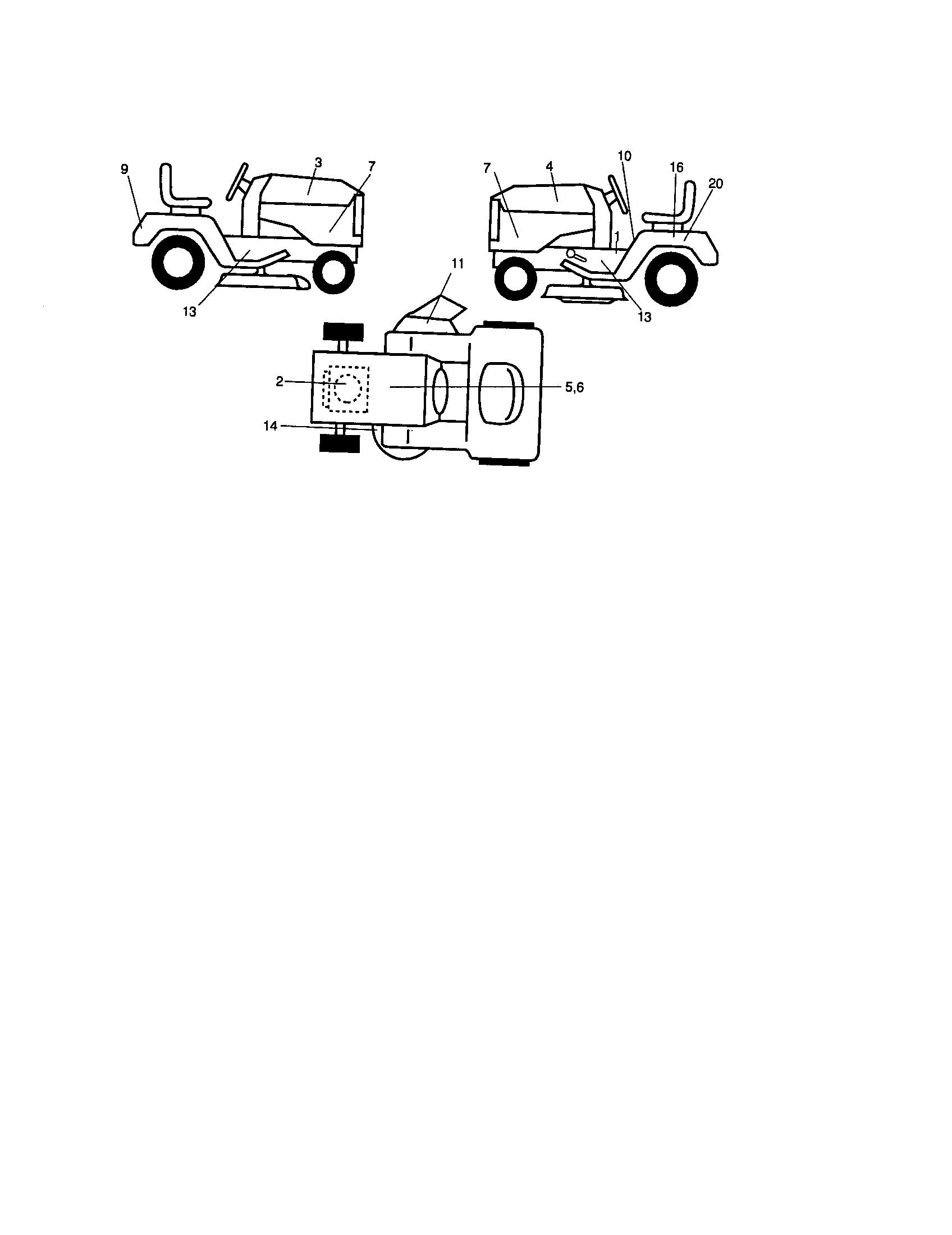 Craftsman 917276392 decals diagram