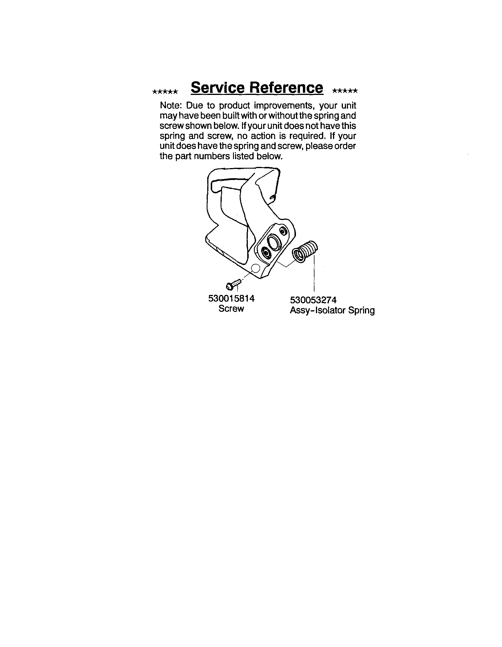 Poulan 260 TYPE 6 service reference diagram