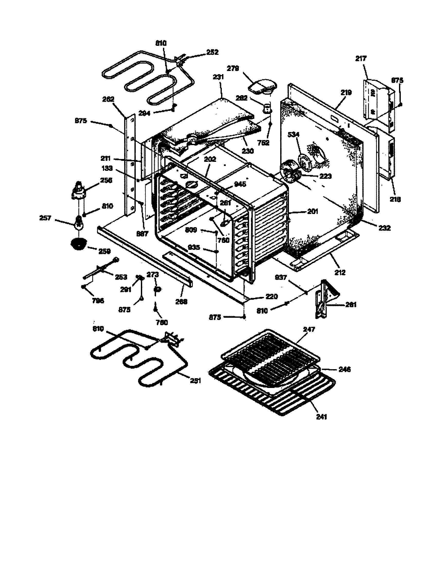 GE JTP15WA1WW body diagram