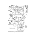 Briggs & Stratton 126T02-1045-B1 cylinder/crankshaft/sump diagram