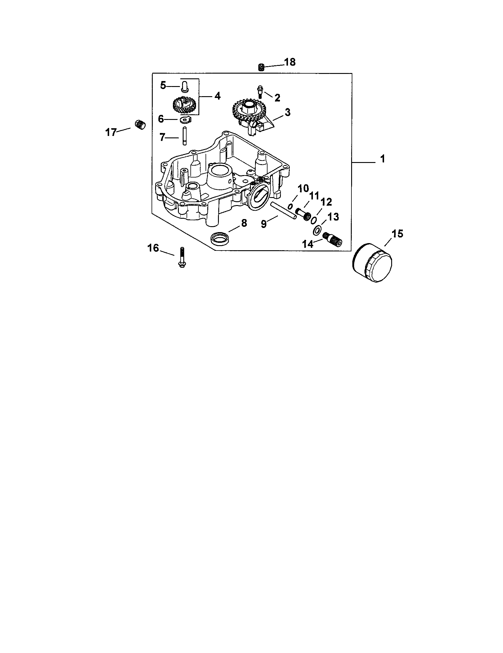 Craftsman 917253711 oil pan/lubrication diagram