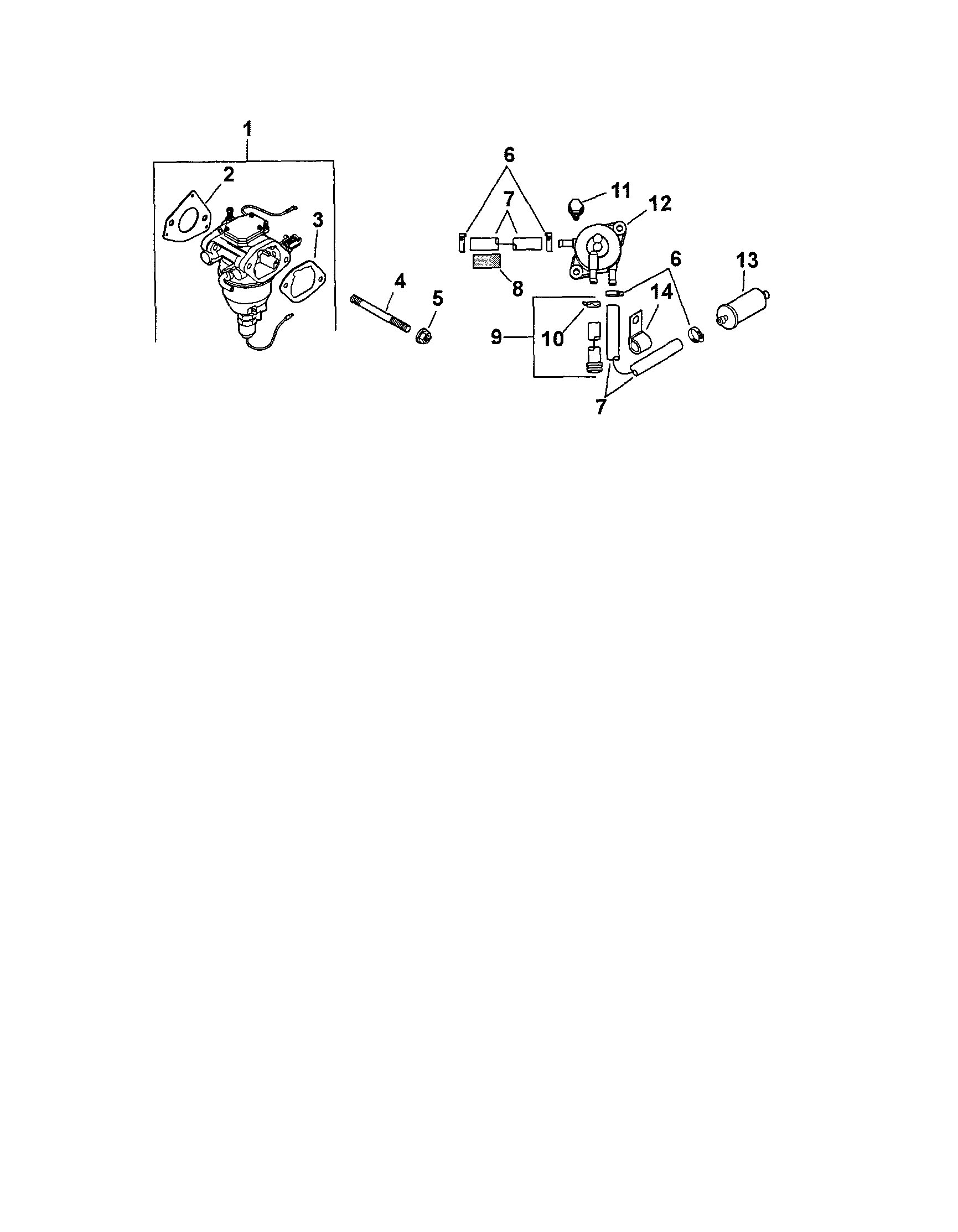 Craftsman 917253711 fuel system diagram