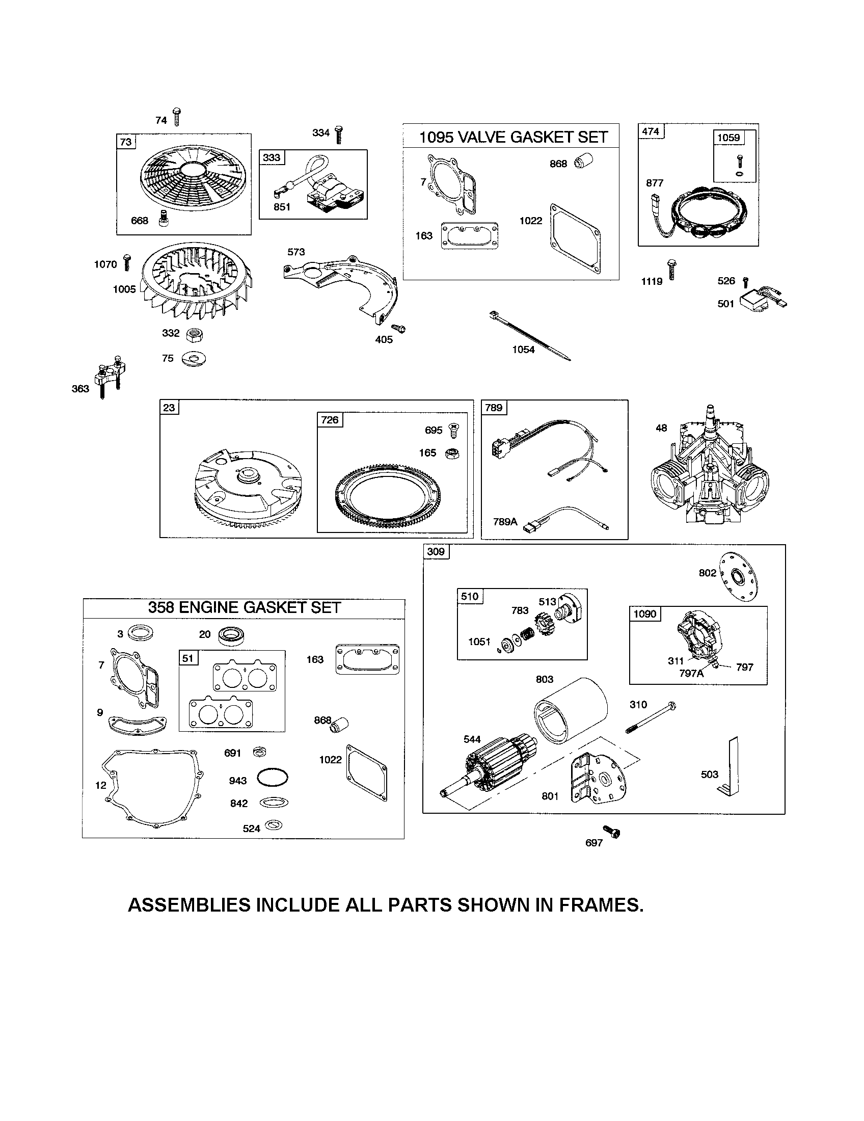 Craftsman 917256790 starter motor/flywheel/alternator diagram