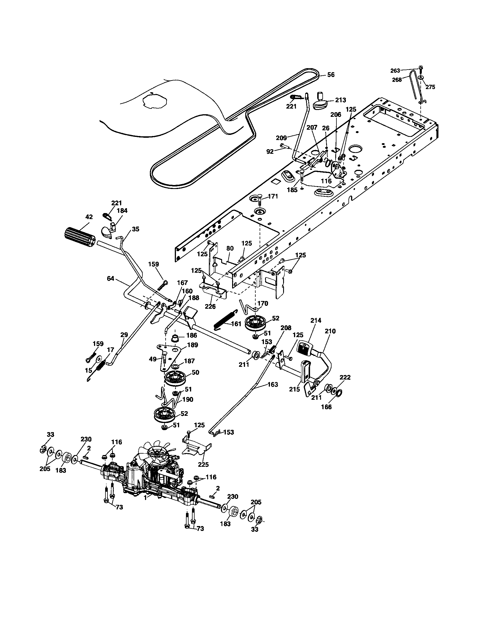 Craftsman 917256780 drive diagram