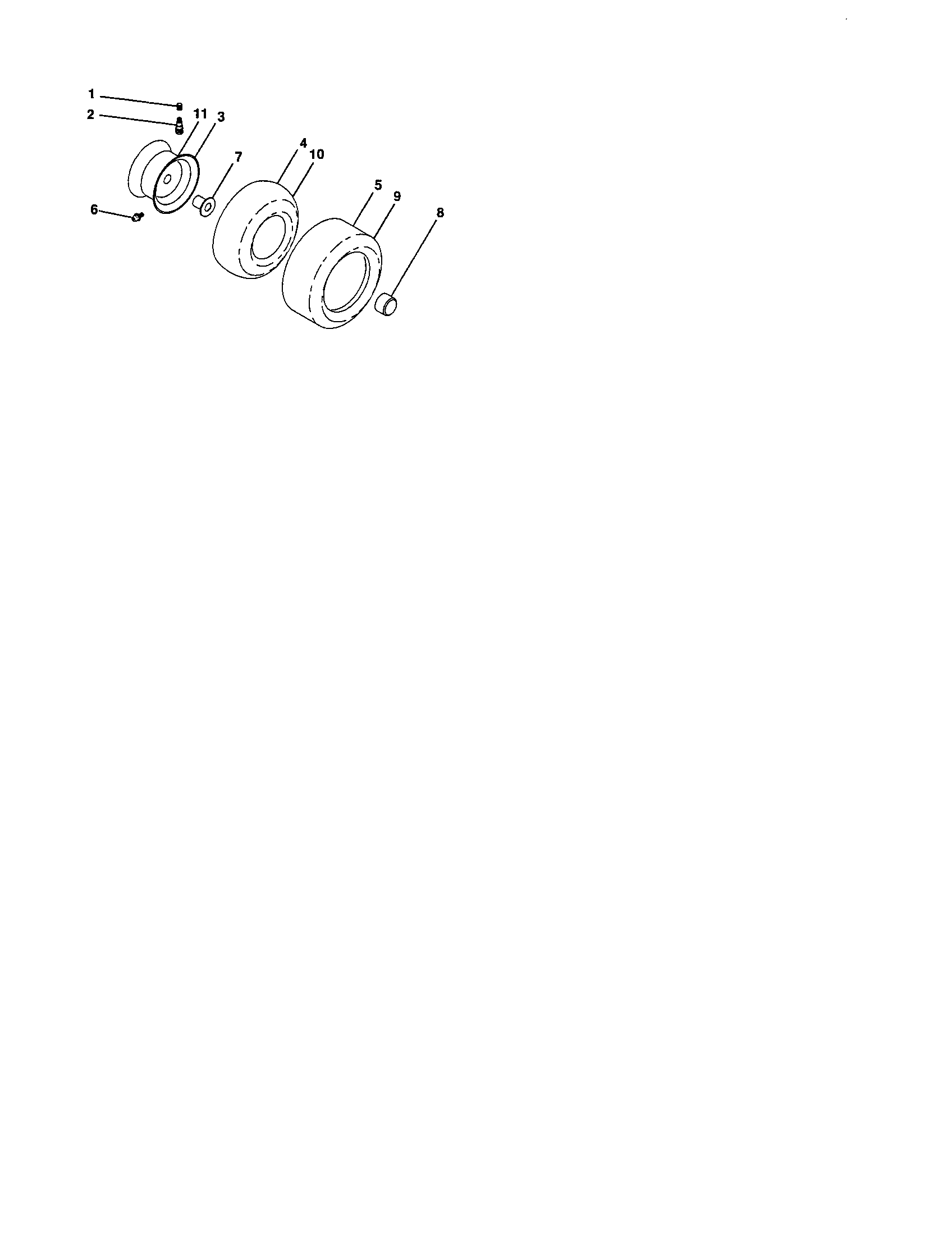 Craftsman 917256791 wheels and tires diagram