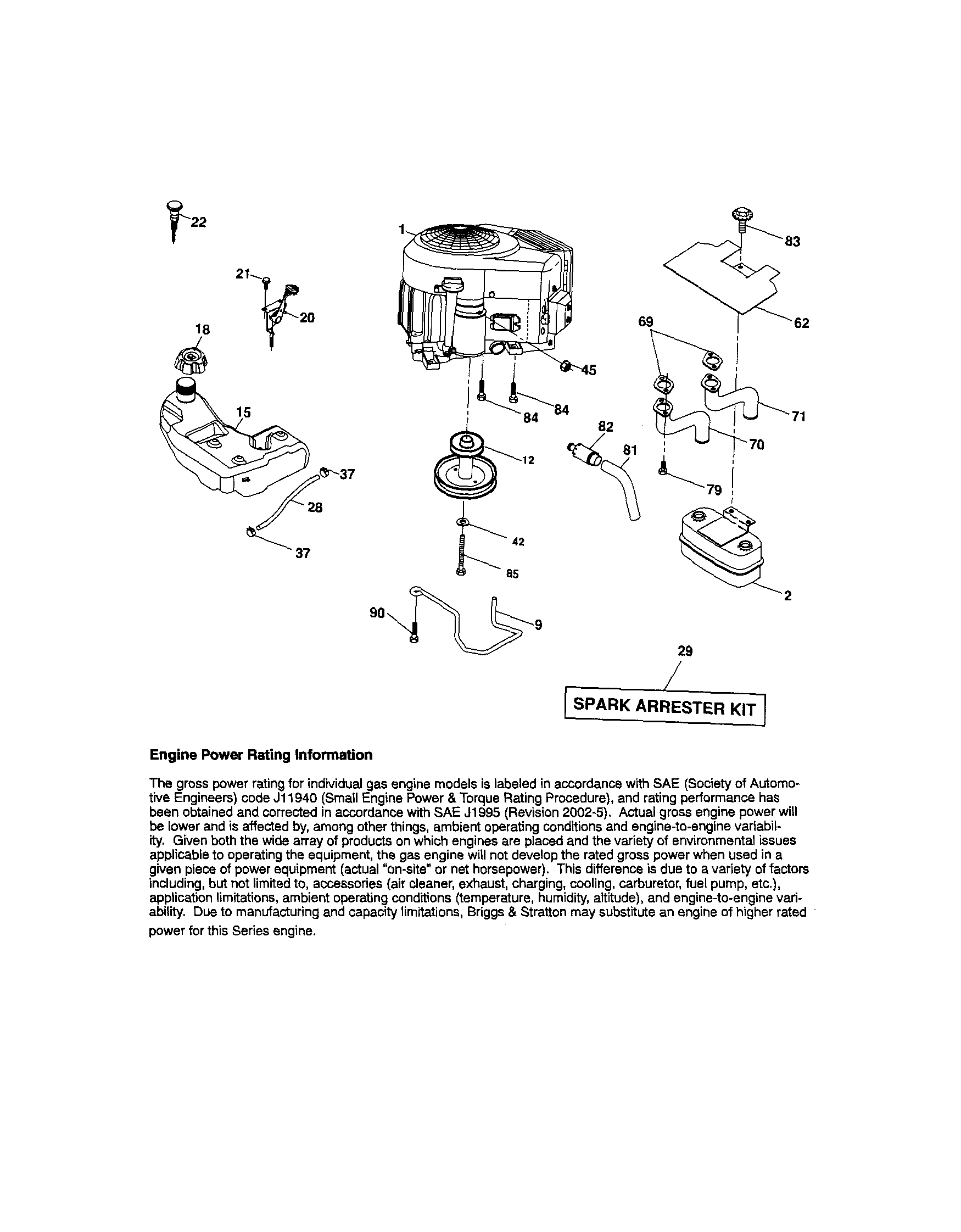 Craftsman 917287381 engine diagram