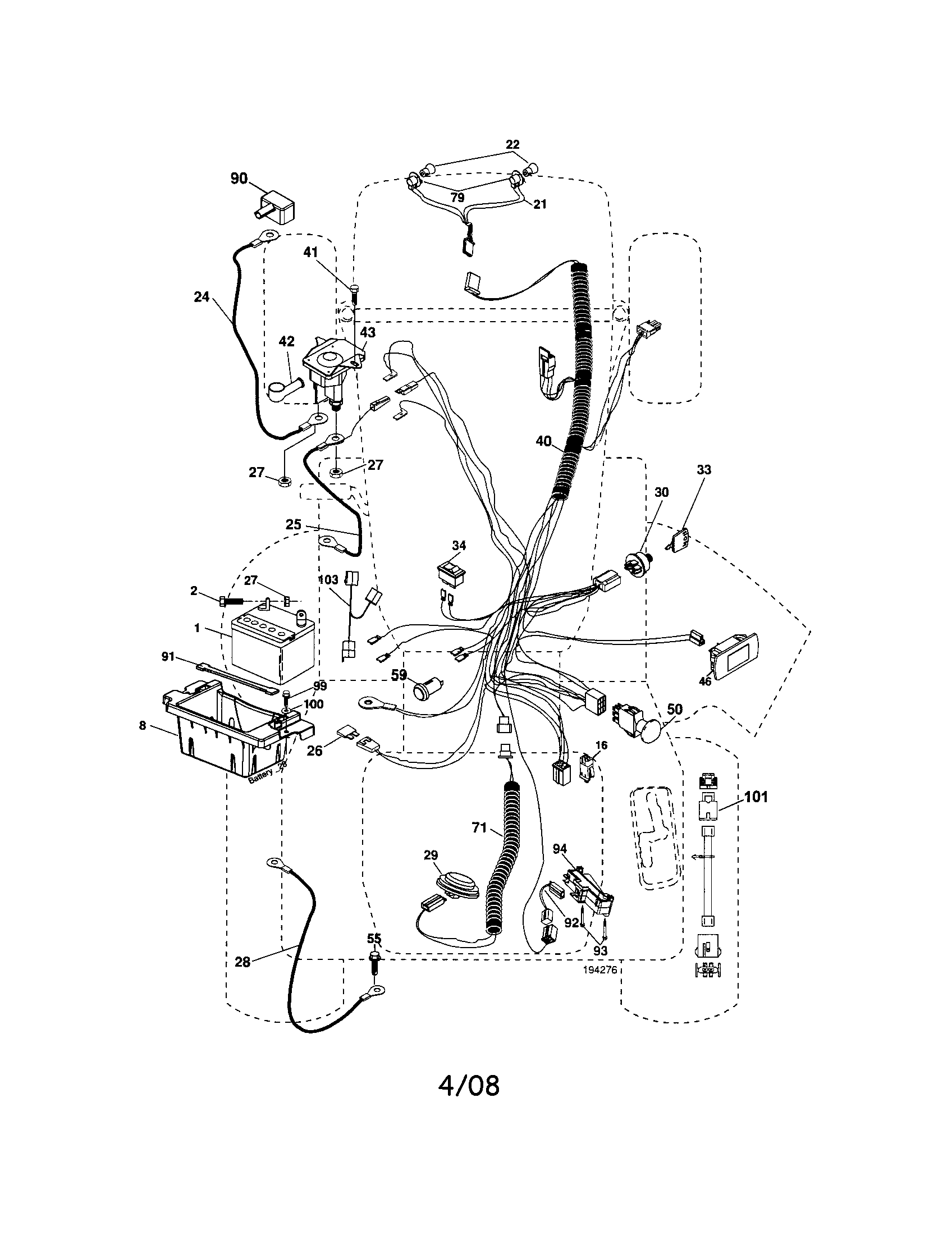 Craftsman 917287450 electrical diagram