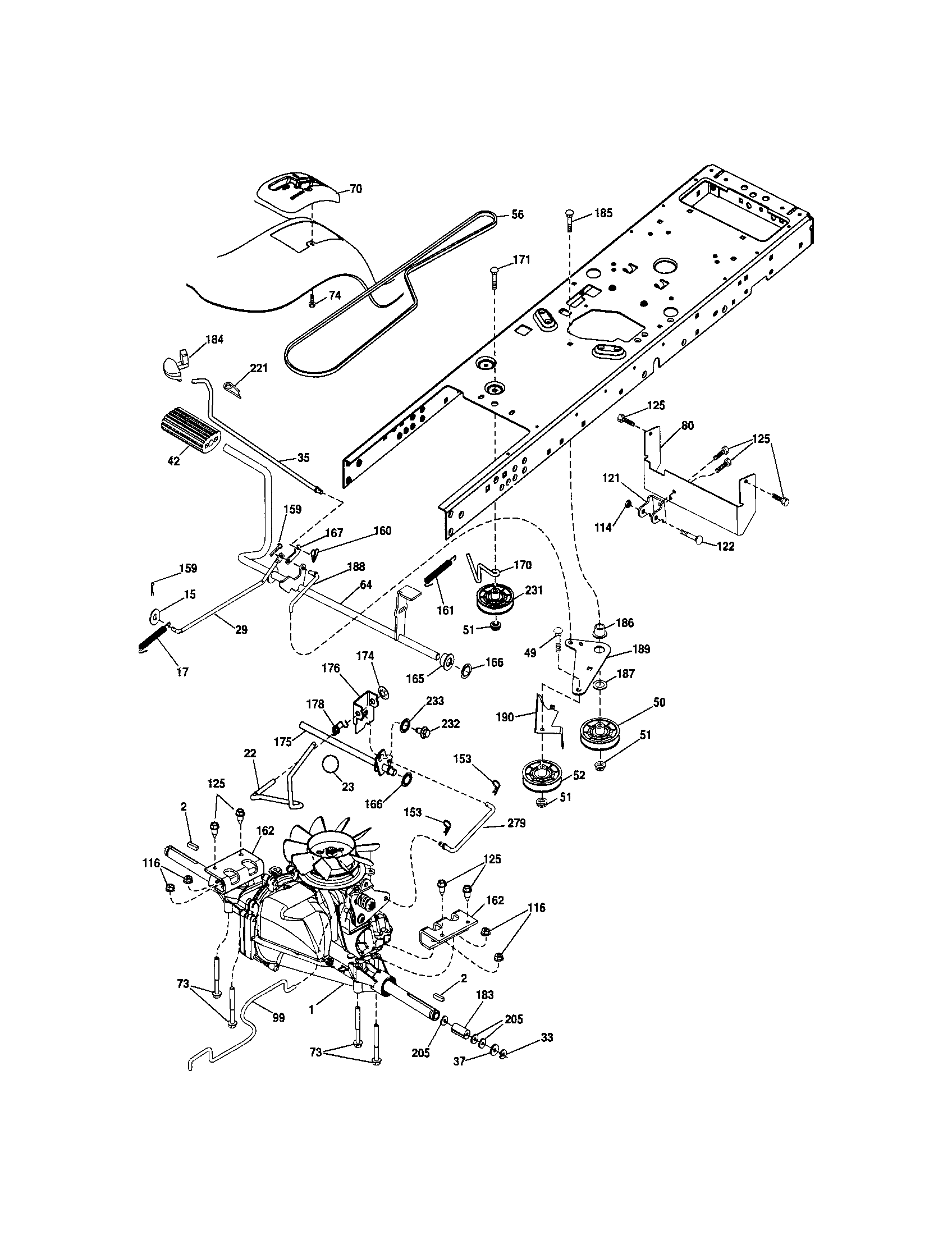 Craftsman 917288121 ground drive diagram