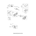 Craftsman 917385340 muffler/air cleaner diagram