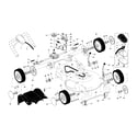 Craftsman 917377012 drive control/gear case/wheels diagram