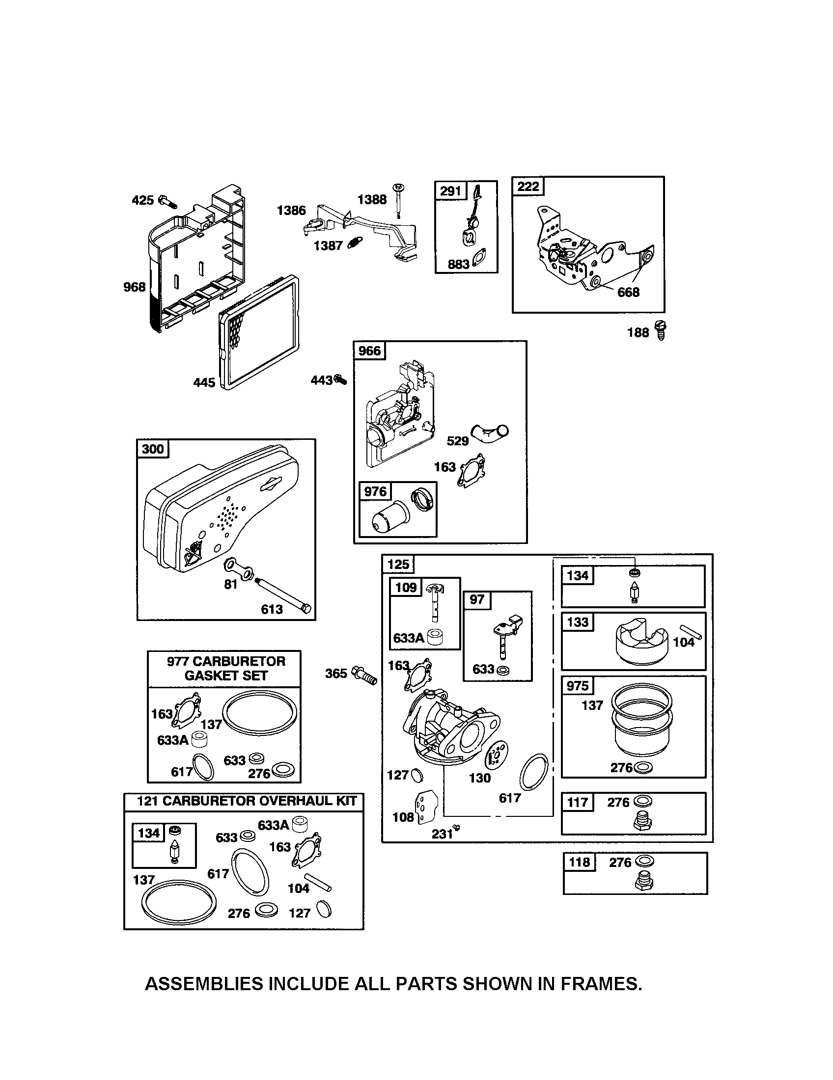 Craftsman 917371830 carburetor/muffler diagram