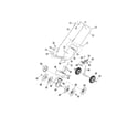 Craftsman 316292711 wheels/tines/handle diagram