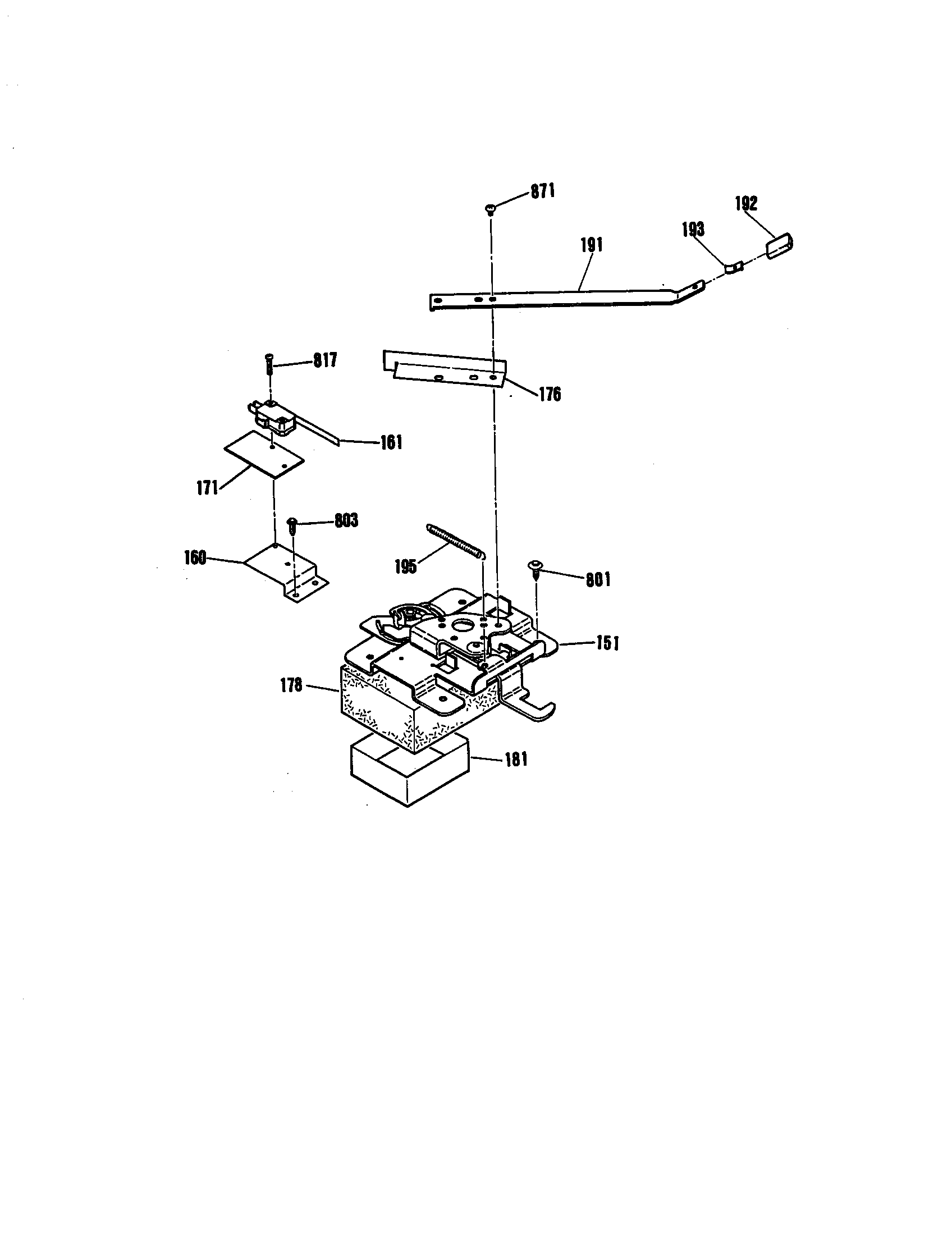Kenmore 9119584991 door lock diagram