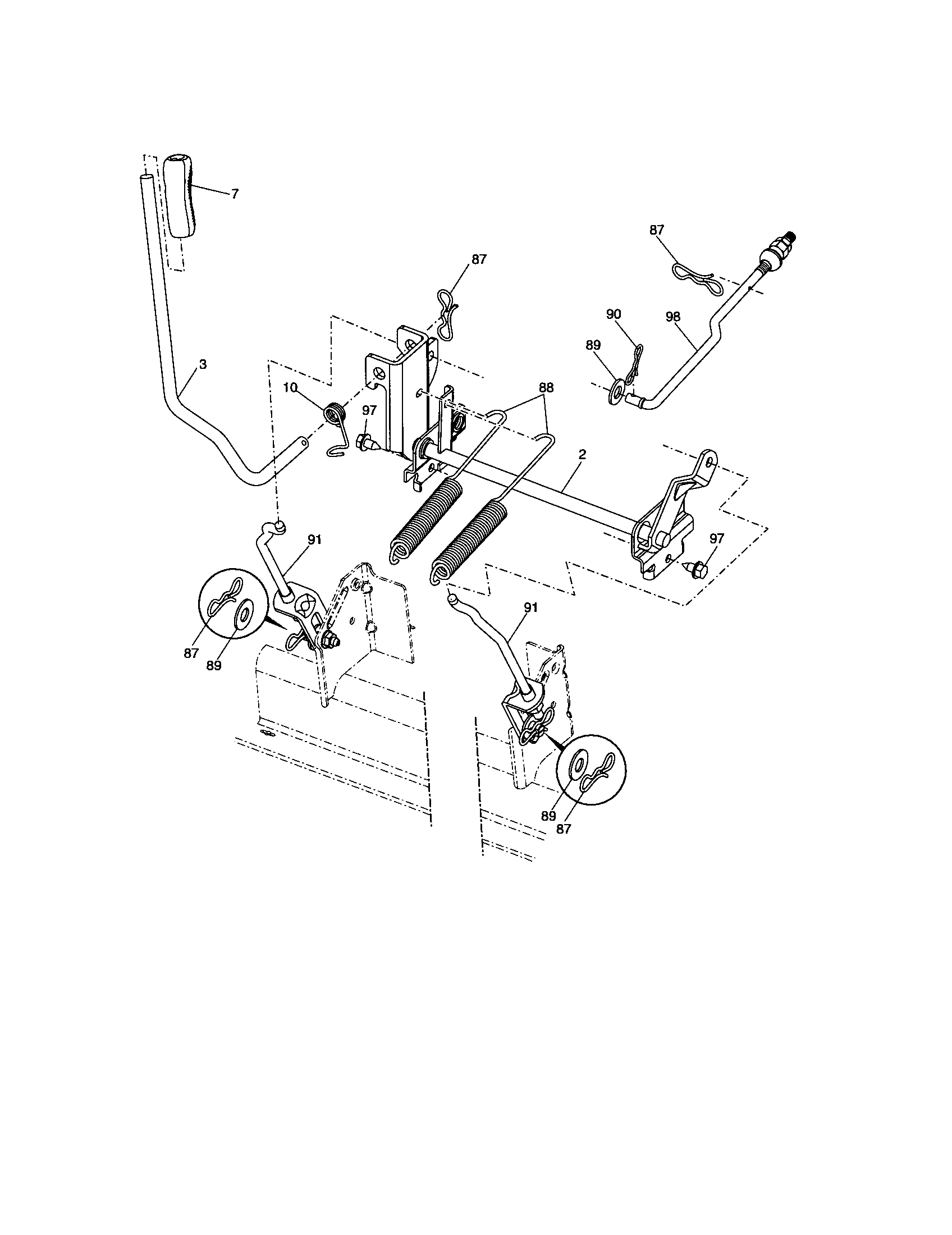 Craftsman 917253260 lift diagram