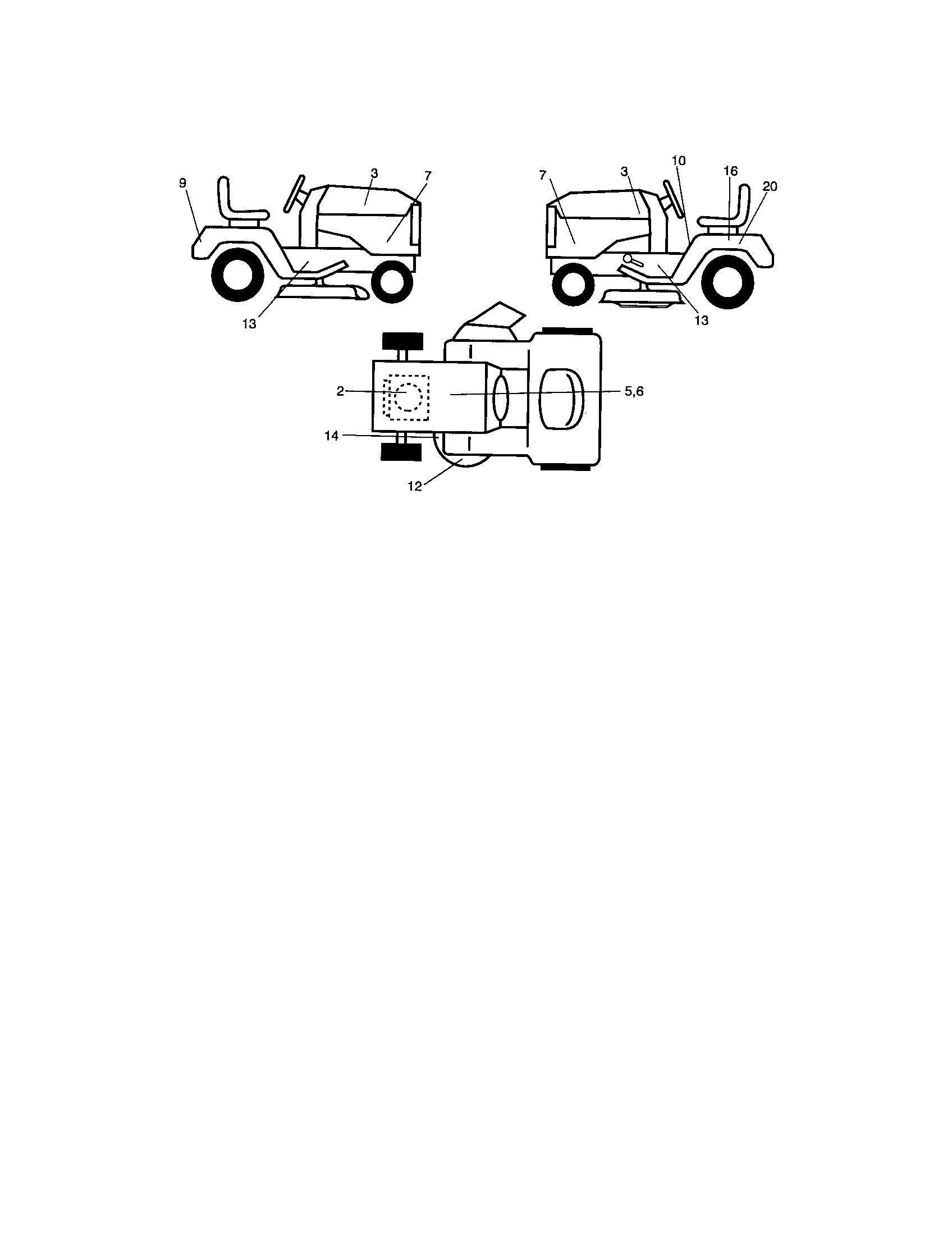 Craftsman 917287030 decals diagram
