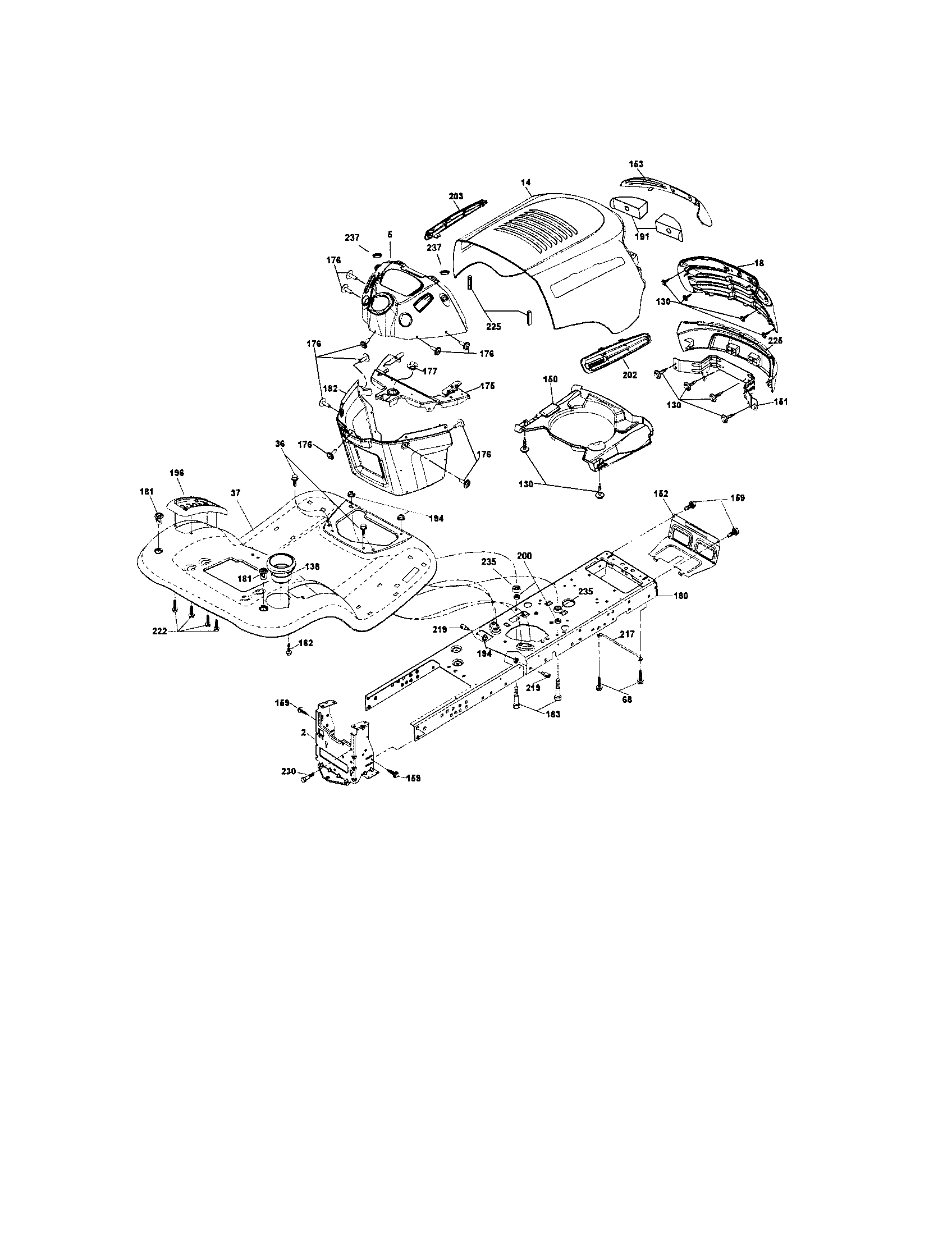 Craftsman 917287132 chassis diagram