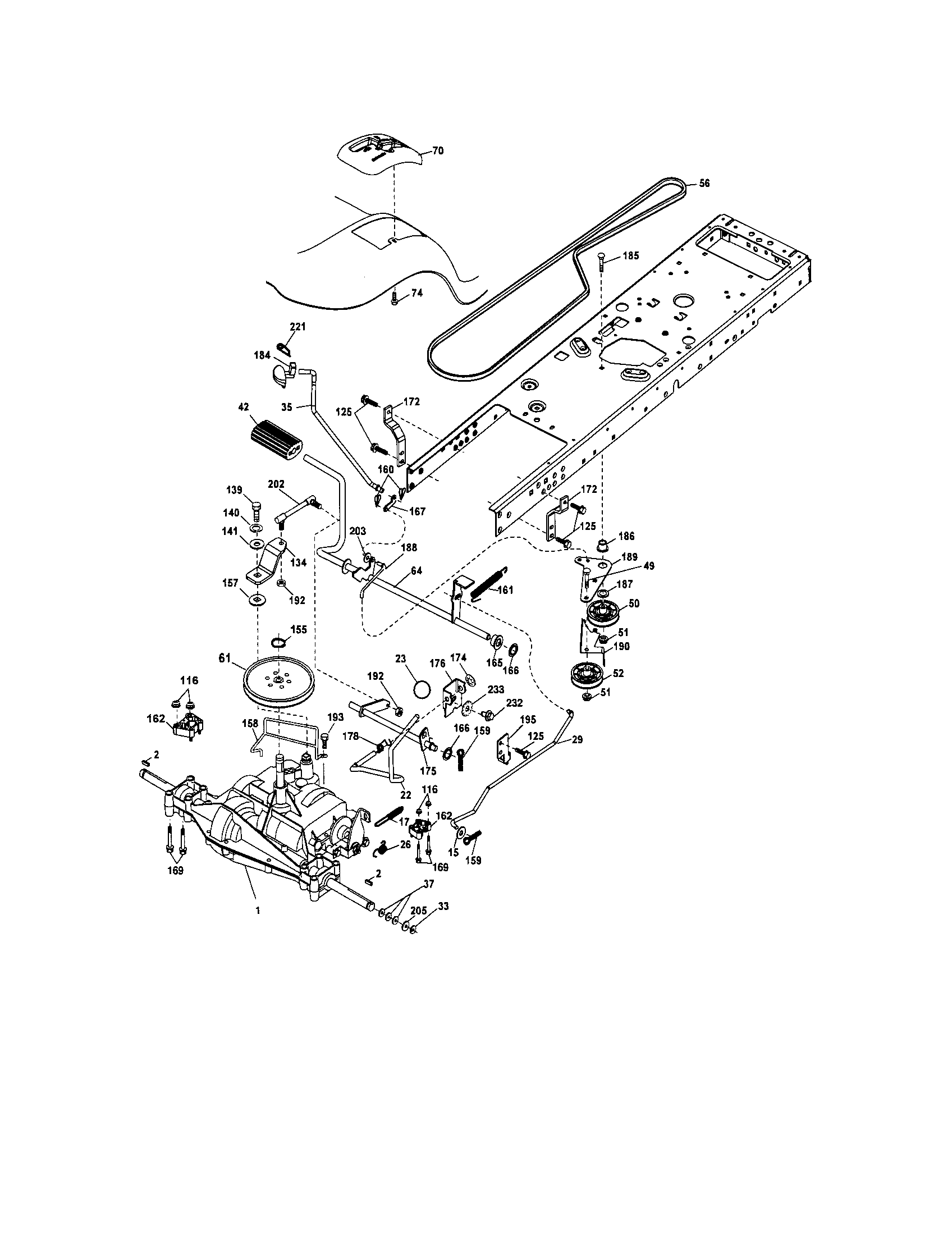 Craftsman 917287132 ground drive diagram