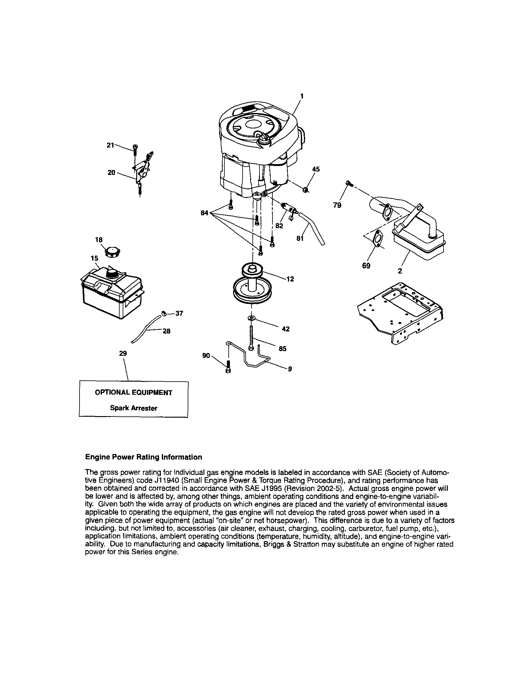 Craftsman 917287132 engine diagram